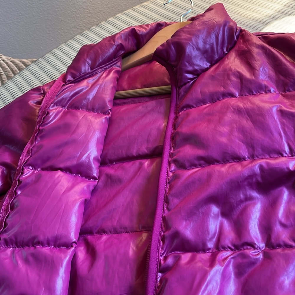 Souris Mini Puffer Jacket - Small, Raspberry Color | Size G - Picture 3 of 3